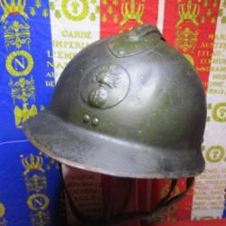 Casque jus infanterie rondache 35 camouflé? quart adrian  seconde guerre ww2