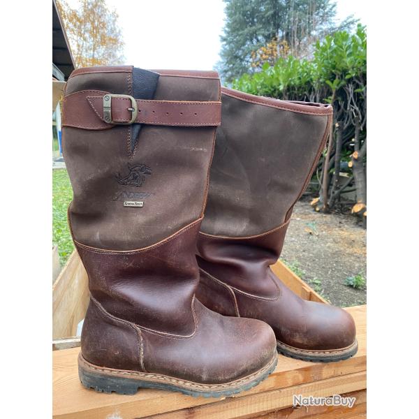 Bottes cuir fourres P43