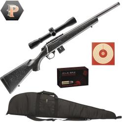 BF25 !  Carabine Bergara BMR carbon synthétique cal. 22LR + Lunette 4x32 + Fourreau +50 Munition