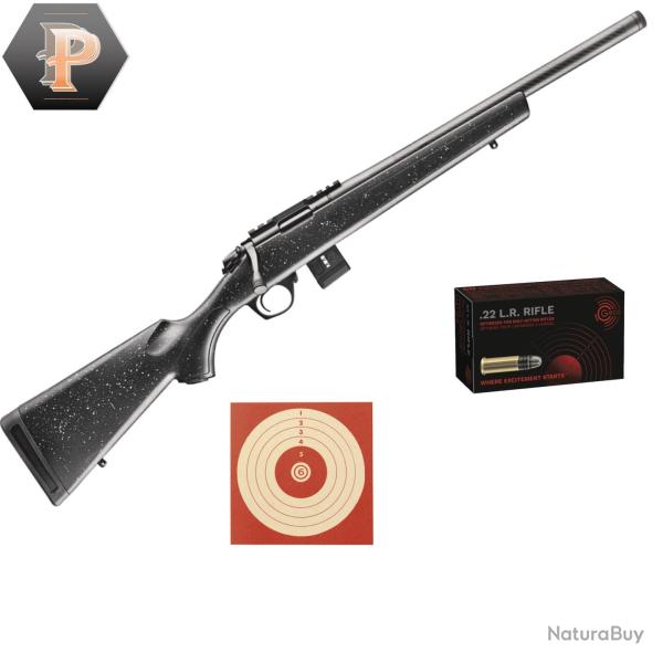 BF25 ! Carabine Bergara BMR carbon synthtique cal. 22LR +50 Munitions +10 Cibles