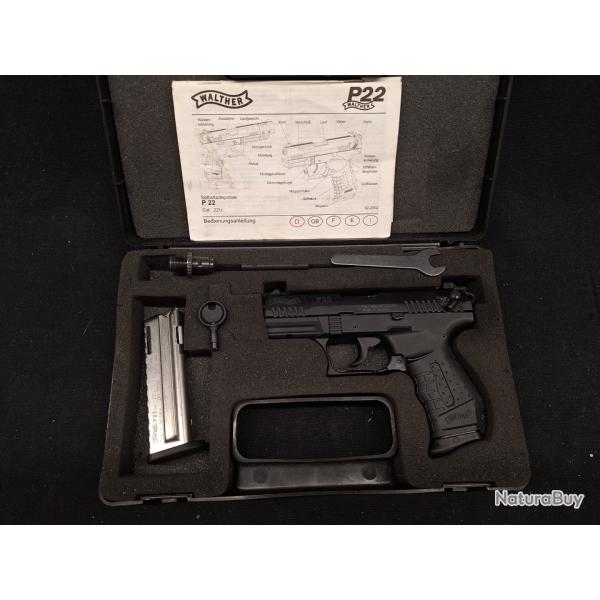 Pistolet Walther P22, Cal. 22lr - 1 sans prix de rserve !!