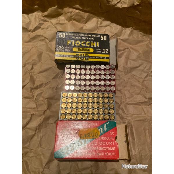 Cartouche cal 22 short collection