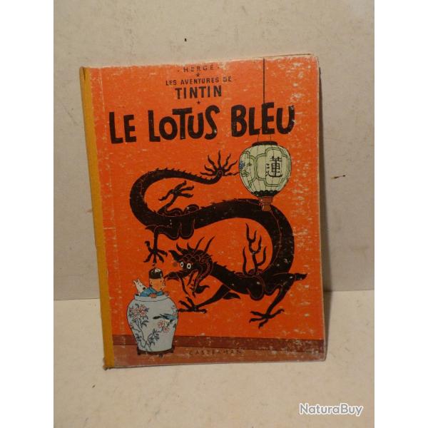 Tintin Le Lotus bleu ann�e 1957