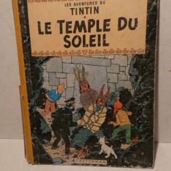 Tintin Le temple du soleil ann&eacute;e 1957