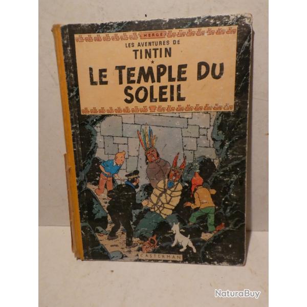 Tintin Le temple du soleil ann�e 1957