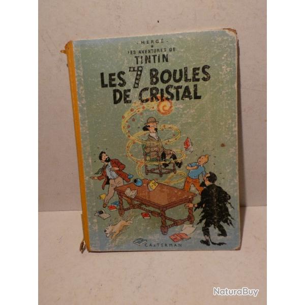 Tintin les 7 boules de cristal anne 1956