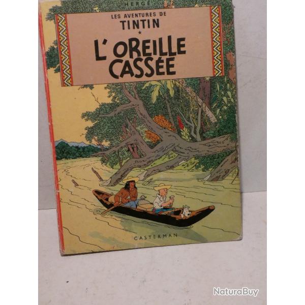 Tintin L'Oreille casse anne 1964