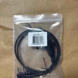 Câble adaptateur pour casque anti-bruit PELTOR SPORTTAC - connectique type Kenwood K1