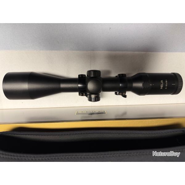 Vends Lunette KAHLES HELIA 2-10x50i Rticule 4-DOT avec Colliers Quick Change RECKNAGEL Weaver