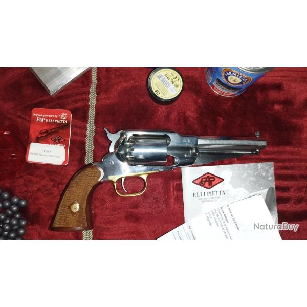 Lot Revolver Pietta 1858 Remington New Model Army Sheriff inox cal.44 (RGSSH44LC)  utilis 1