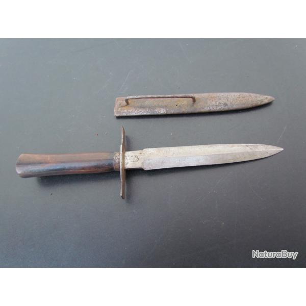 POIGNARD VENGEUR 14-18 TETE DE CHINOIS BOURGADE