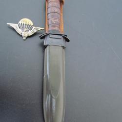 POIGNARD TYPE USM3 LEGION ETRANGERE KOLWEZI ANCIEN LEGIONNAIRE BREVET PARA ZAIRE