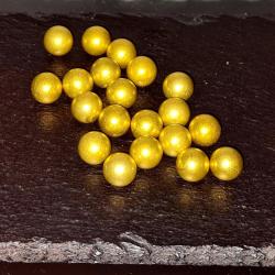 20 BILLES ALUMINIUM CAL.43 T4E COULEUR OR POUR UNE MEILLEURE PENETRATION ET VELOCITE