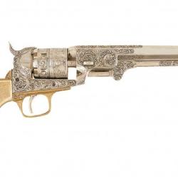 Revolver Marine USA 1851 Nikelé  Réplique
