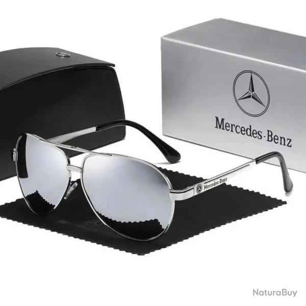 Lunettes de Soleil Polarisee UV400 Mercedes-Benz, Modele: Silver