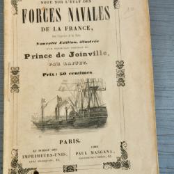 Prince de Joinville - Note sur l'&eacute;tat des forces navales de la France