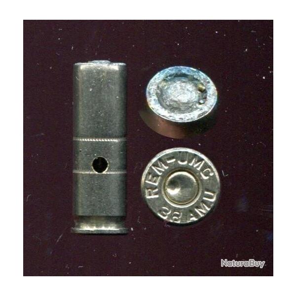 .38 AMU - rare cartouche de comptition militaire USA pour COLT 1911 - marquage : REM-UMC 38 AMU