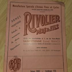 CATALOGUE NUM 135  SAISON 1965  RIVOLIER PERE & FILS MANUFACTURE D'ARMES