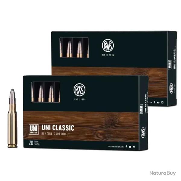 Balles Rws Uni Classic 9,3x74 R 293 grains x40