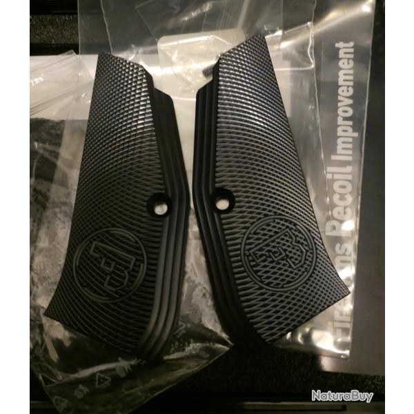 Plaquettes longues CZ 75 SP01 / TS noires (neuve jamais montes)