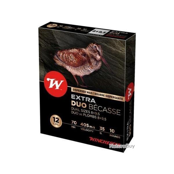 Cartouches Winchester Extra Duo Bcasse 8+9.5