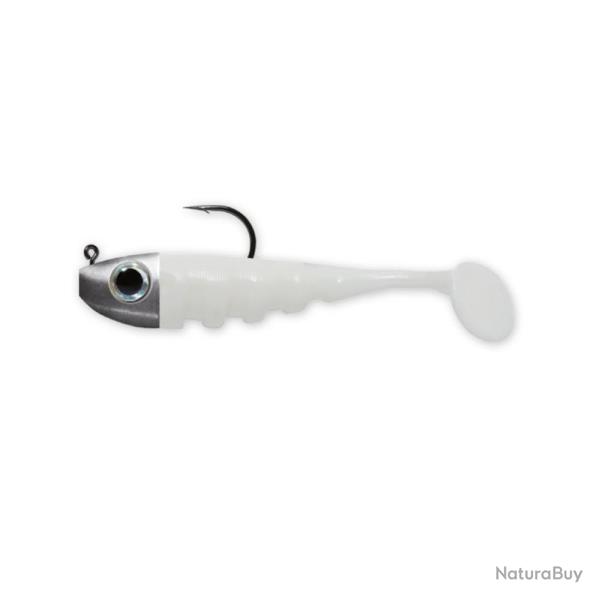 LEURRE SOUPLE TOUPTI SHAD 3CM 2G - Blanc - DELALANDE
