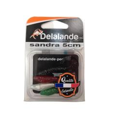 LEURRE SOUPLE SANDRA 5CM - MULTICOLOR - DELALANDE