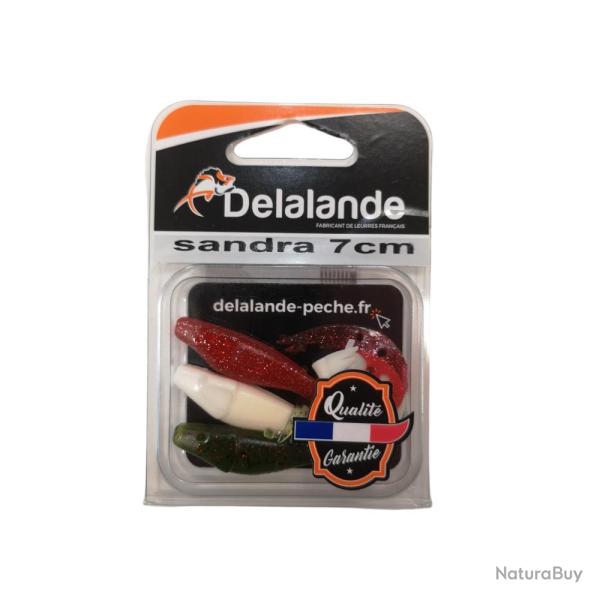 LEURRE SOUPLE SANDRA 7CM - MULTICOLOR - DELALANDE