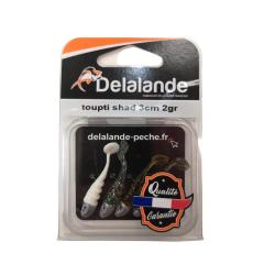 LEURRE SOUPLE TOUPTI SHAD 3CM 2G - MULTICOLOR - DELALANDE