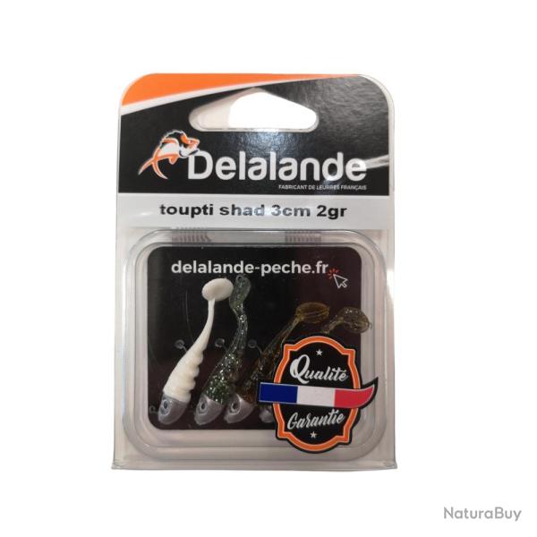 LEURRE SOUPLE TOUPTI SHAD 3CM 2G - MULTICOLOR - DELALANDE