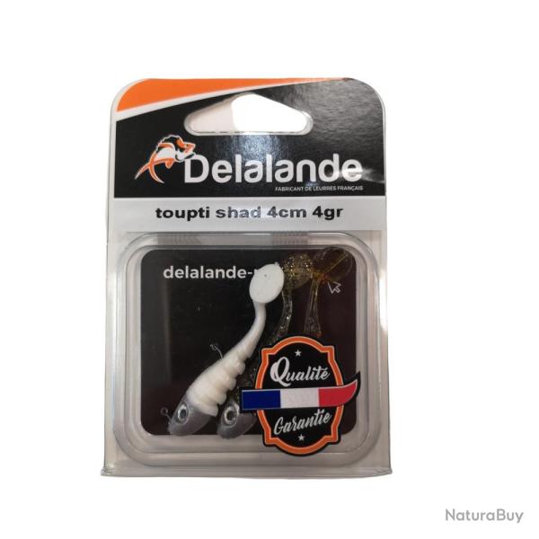 LEURRE SOUPLE TOUPTI SHAD 4CM 4G - MULTICOLOR - DELALANDE