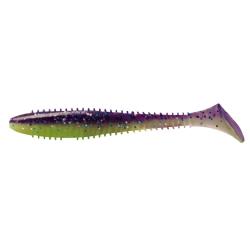LEURRE SOUPLE SWING IMPACT FAT 9.6CM - VIOLET SILVER CHARTREUSE - KEITECH