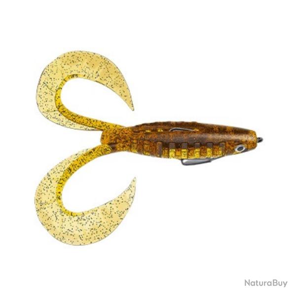 LEURRE SOUPLE ARME NEO FROG 12CM - PEPPER TEA - DELALANDE