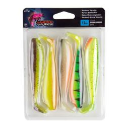 LEURRE ZANDER PRO SHAD 10CM - MIXED UV COLORS - FOX RAGE