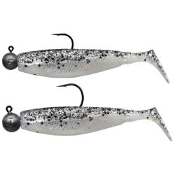 LEURRE SOUPLE MONTE GBUMP 80 READY TO CATCH X2 - SALT&PEPER - GUNKI