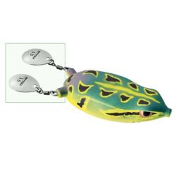 LEURRE SOUPLE BRONZEYE BLADE FROG 6.5CM 18G - NATURAL GREEN - SPRO