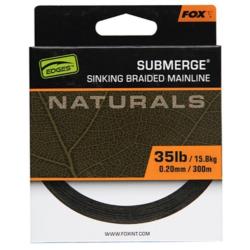 TRESSE SUBMERGE NATURALS 300M - 35 LBS - FOX