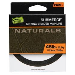 TRESSE SUBMERGE NATURALS 300M - 45 LBS - FOX
