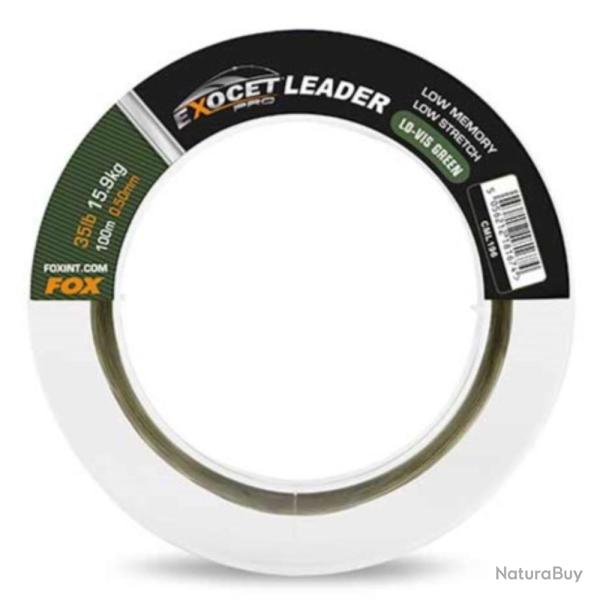 FLUOROCARBONE EXOCET PRO 100M - 35 LBS - FOX