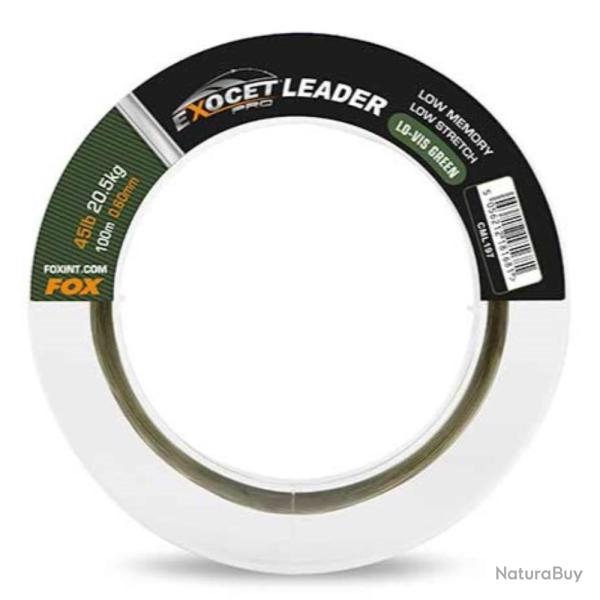 FLUOROCARBONE EXOCET PRO 100M - 45 LBS - FOX