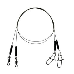 BAS DE LIGNE CARNASSIERS 7X7 30CM X2 - 14KG - 