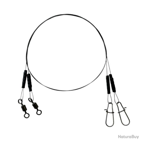 BAS DE LIGNE CARNASSIERS TITANIUM X2 - 8KG - 