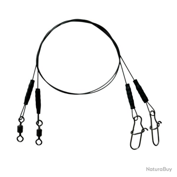 BAS DE LIGNE CARNASSIERS TITANIUM X2 - 18KG - 