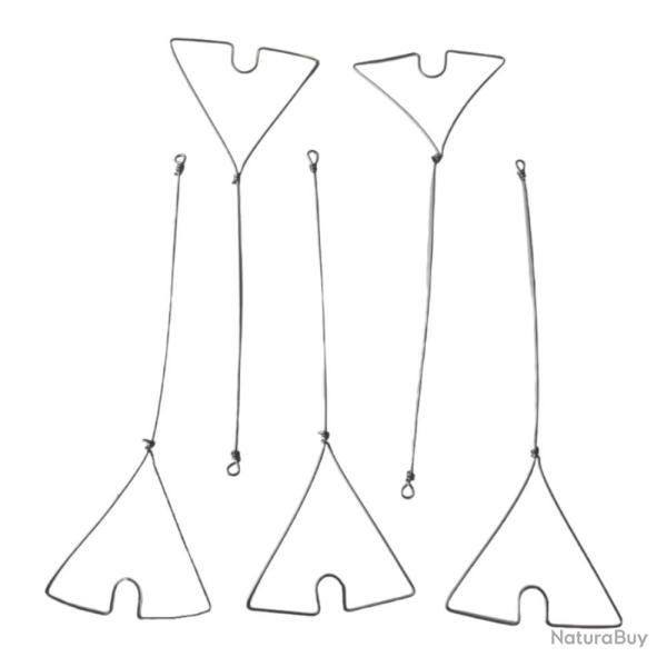 CLIPOTS METALLIQUES X 5 - 15cm - 