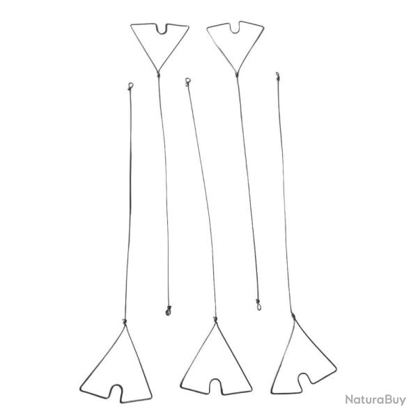 CLIPOTS METALLIQUES X 5 - 25cm - 