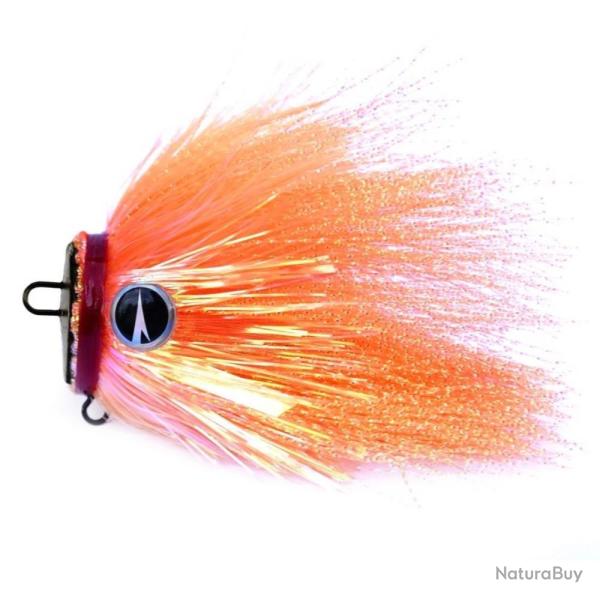TETE PLOMBEE MUSTACHE RIG 24G - UV ORANGE - VMC