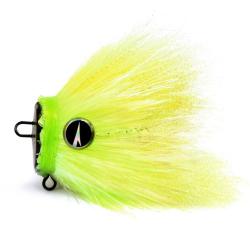 TETE PLOMBEE MUSTACHE RIG 14G - UV CHARTREUSE SHAD - VMC