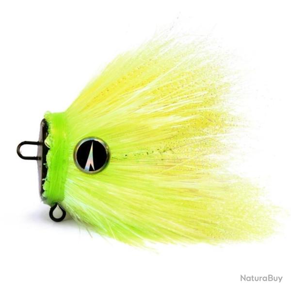 TETE PLOMBEE MUSTACHE RIG 24G - UV CHARTREUSE SHAD - VMC