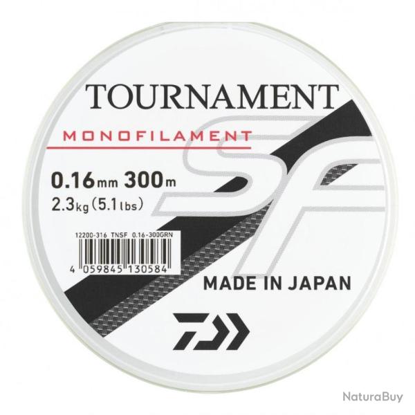 NYLON TOURNAMENT SF SOFT GREY 150M - 16/100 - DAIWA
