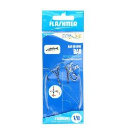 BAS DE LIGNE PLUMES A BAR 5 HAM - N&deg;1/0 - N&deg;1/0